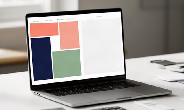 FinanzManager Pro mit Monatsübersicht auf einem Mac-Schreibtisch